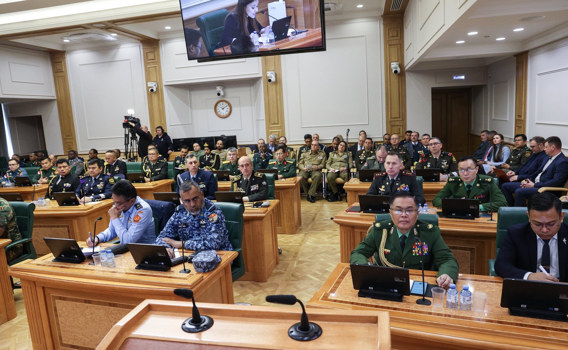 Брифинг для военных атташе иностранных государств, аккредитованных в Российской Федерации
