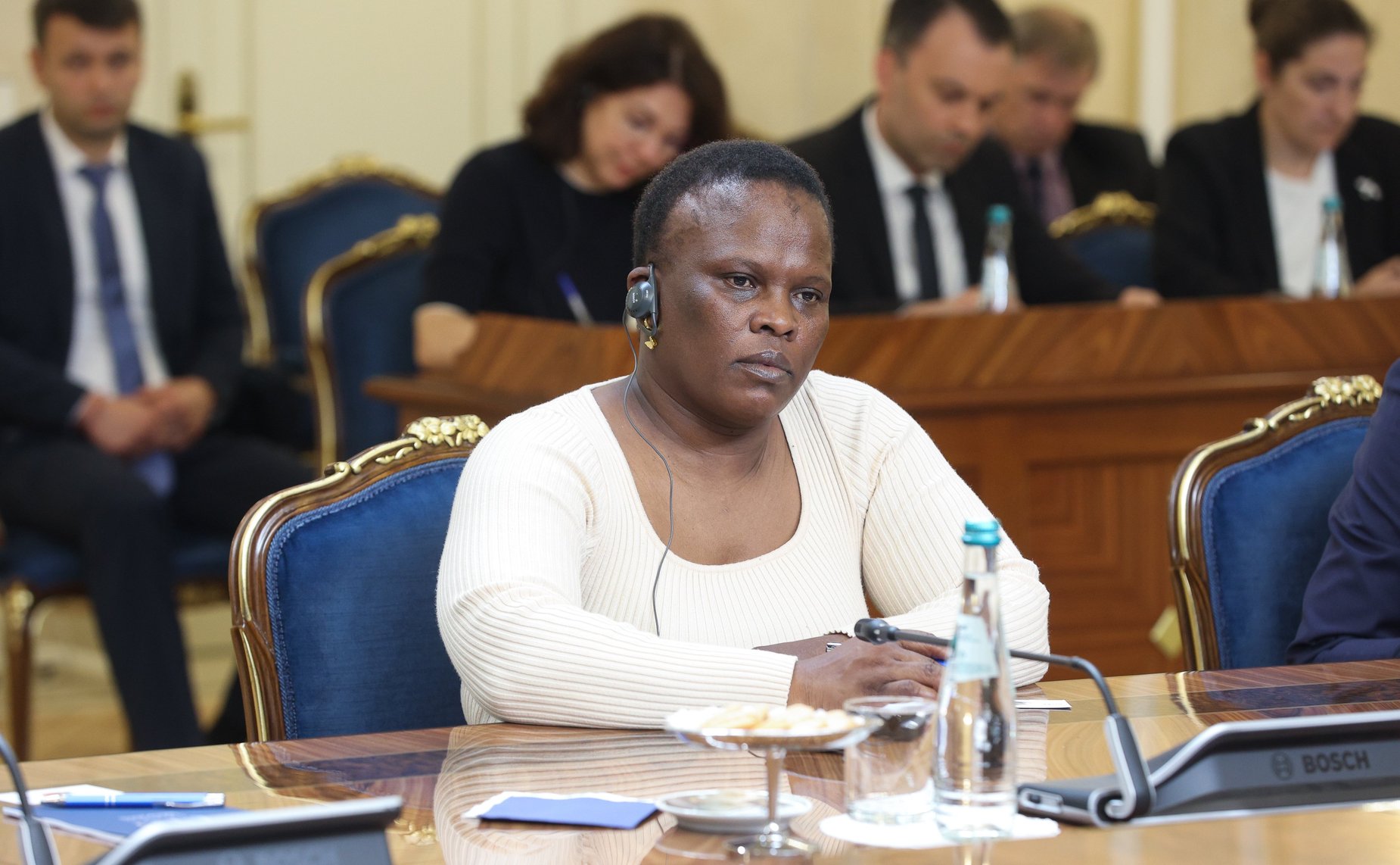 Встреча Председателя Совета Федерации Валентины Матвиенко с Председателем Национального совета провинций Парламента Южно-Африканской Республики Рефилве Марией Мтсвени-Тсипане