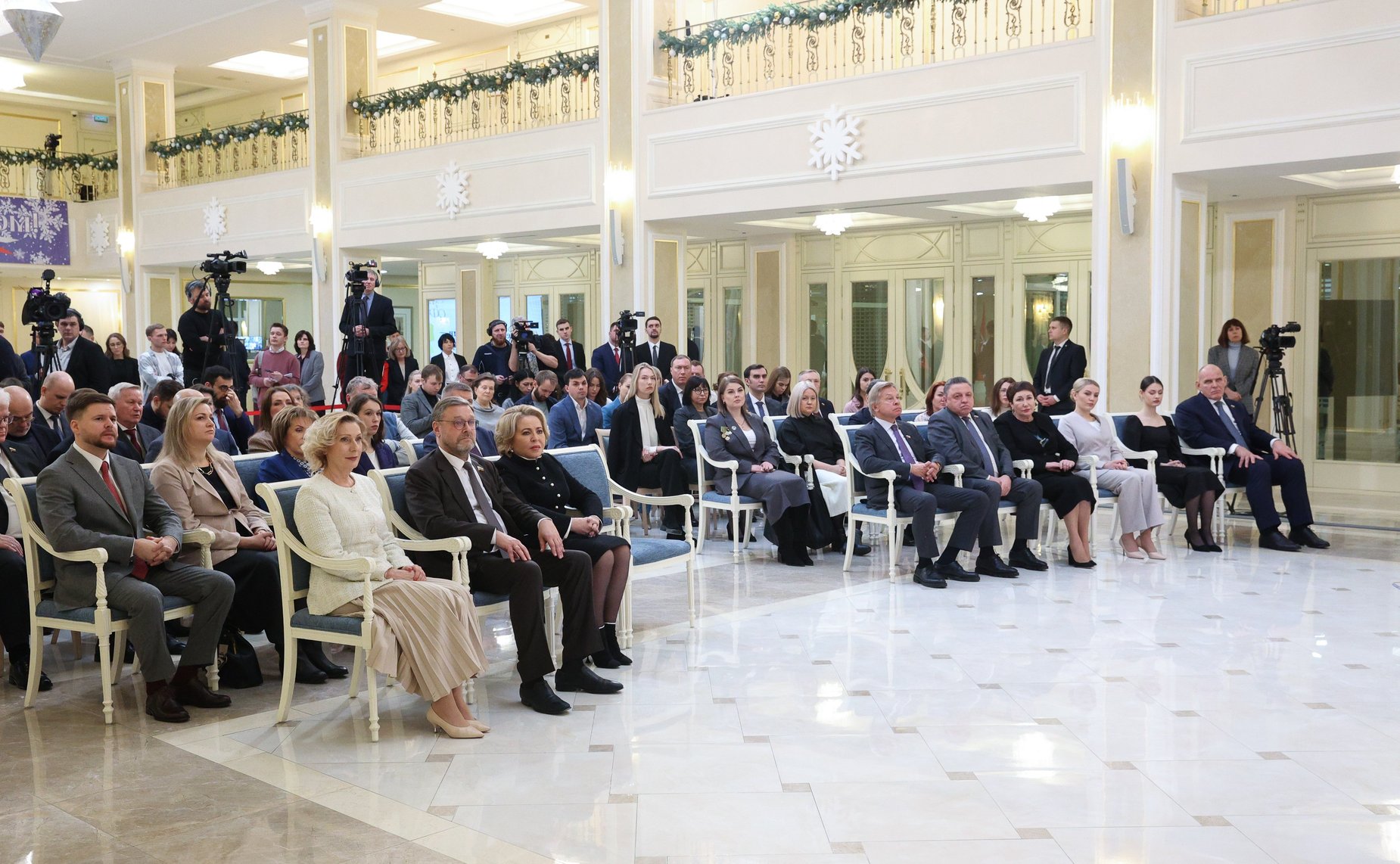 Торжественная церемония, посвященная награждению лауреатов ежегодного конкурса российских СМИ «Совет Федерации-палата регионов»