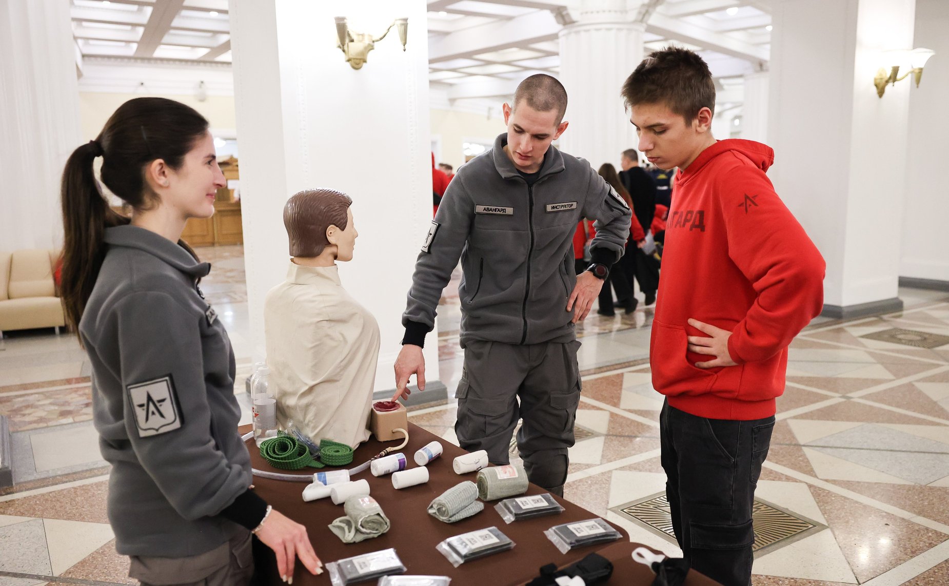 Участие заместителя Председателя Совета Федерации Инны Святенко в IV Ежегодной всероссийской просветительской акции «Военно-патриотический диктант — 2025»