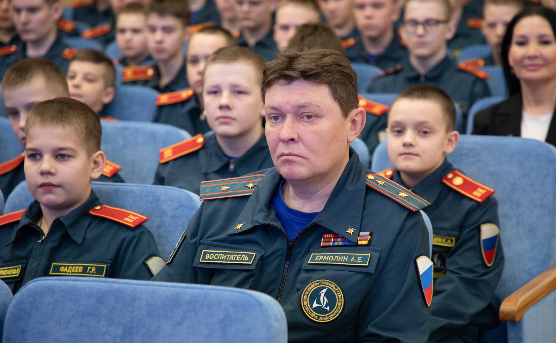 Заместители Председателя СФ Юрий Воробьев и Николай Журавлев приняли участие в мероприятиях Образовательного центра -кадетской школы «Корабелы Прионежья»