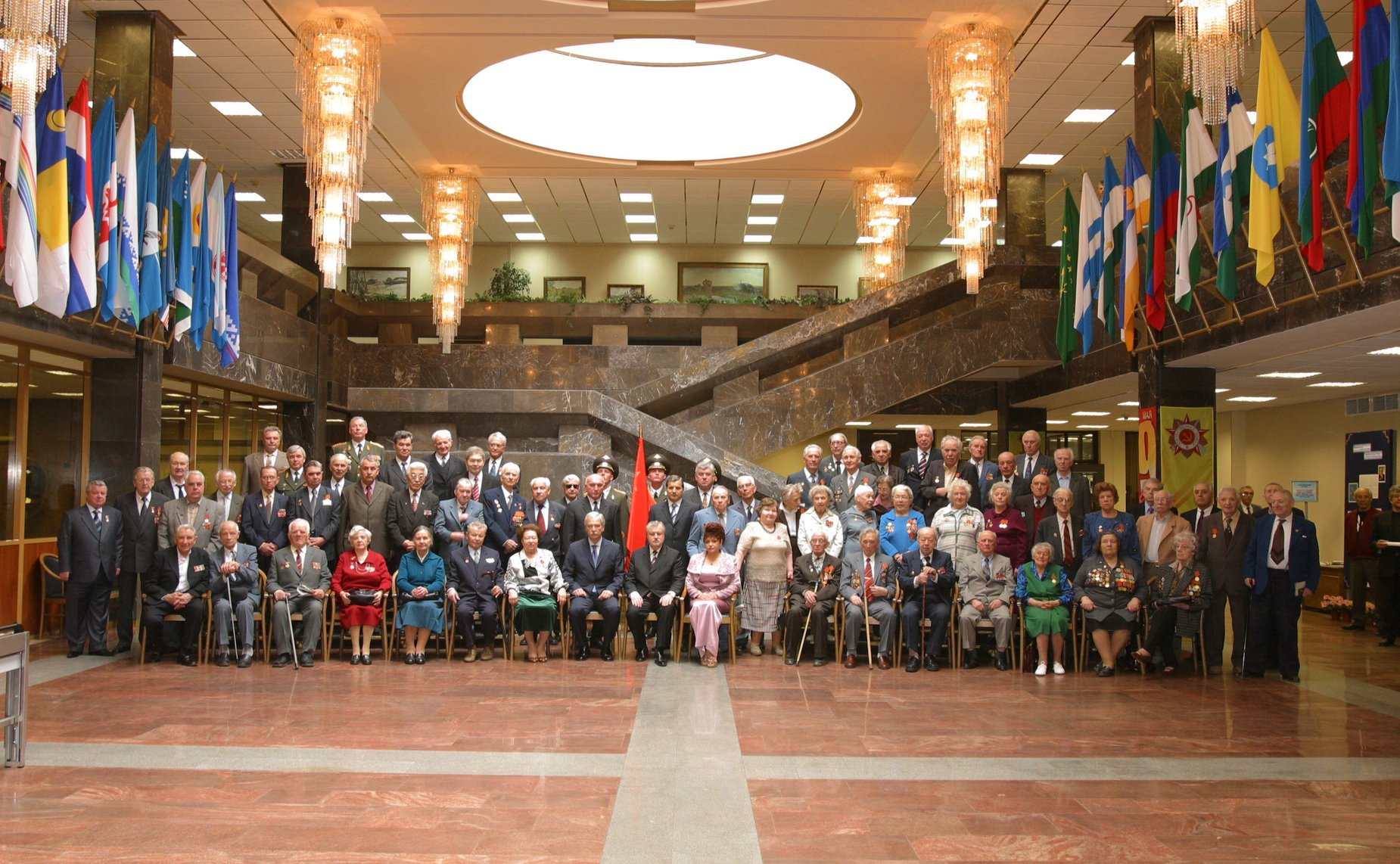 Торжественный прием в Совете Федерации ветеранов Великой Отечественной войны, 2010