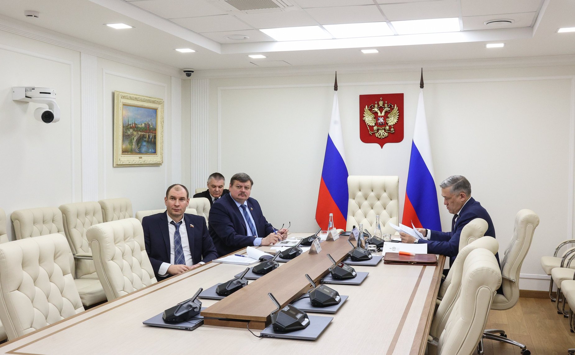 Участие сенаторов РФ в заседании Постоянной комиссии ПА ОДКБ по вопросам обороны и безопасности