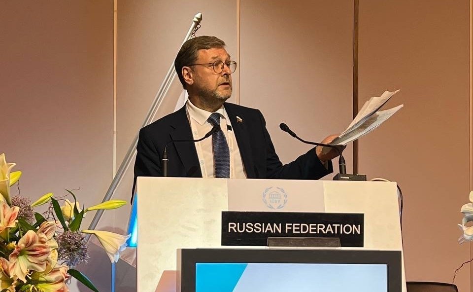 Константин Косачёв выступил на пленарном заседании 148-й Ассамблеи МПС