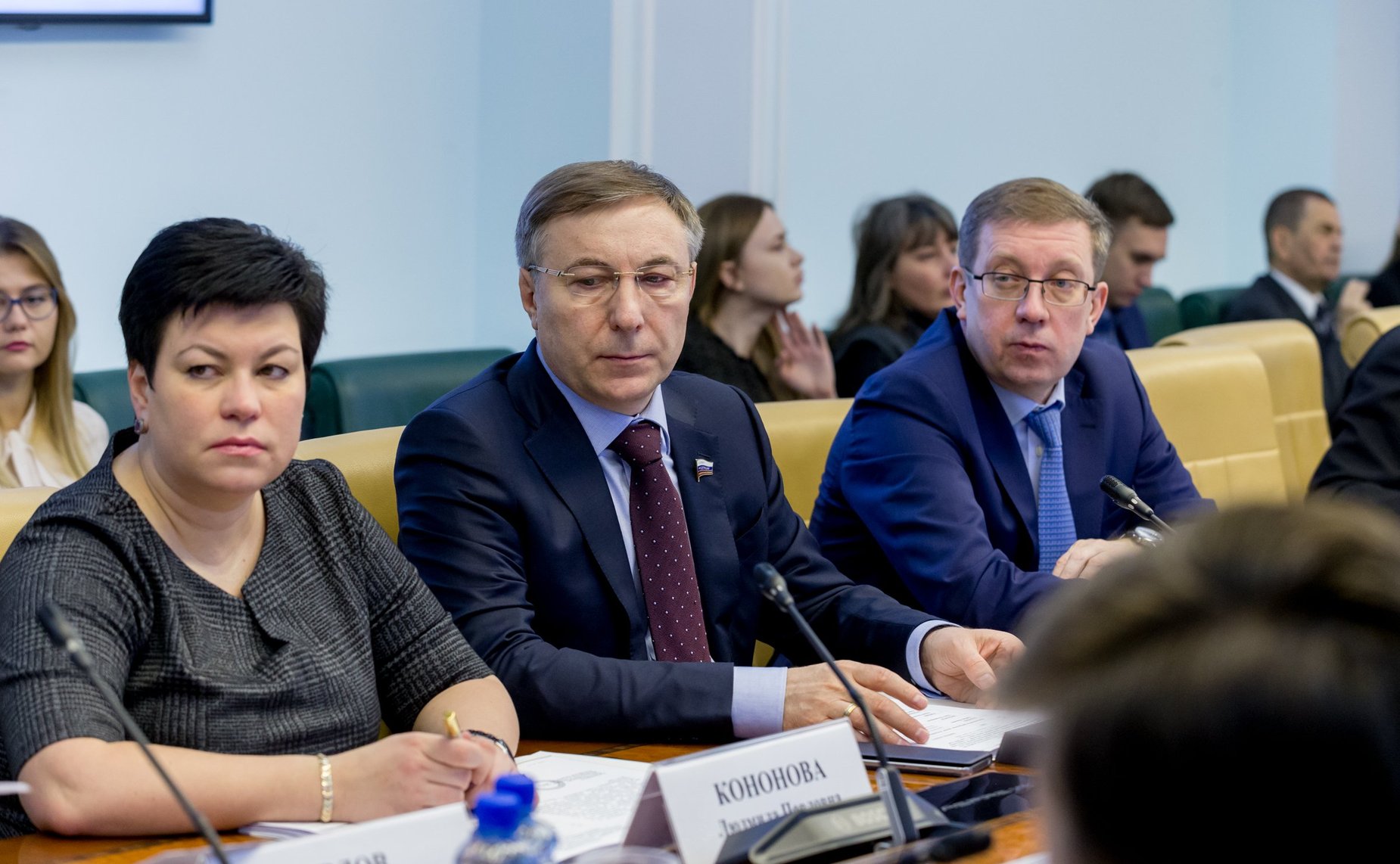 Л. Кононова, А. Варфоломеев и А. Майоров