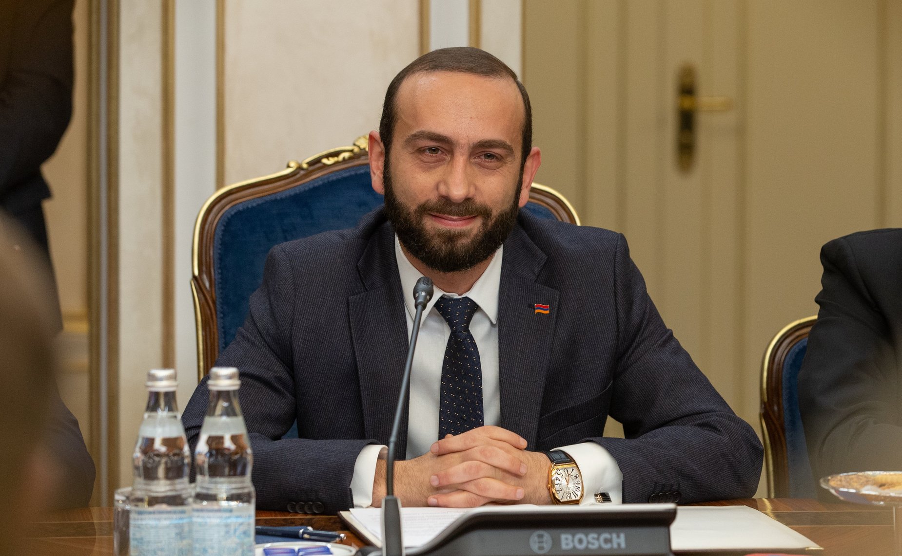 Встреча В. Матвиенко с Председателем Национального собрания Республики Армения А. Мирзояном