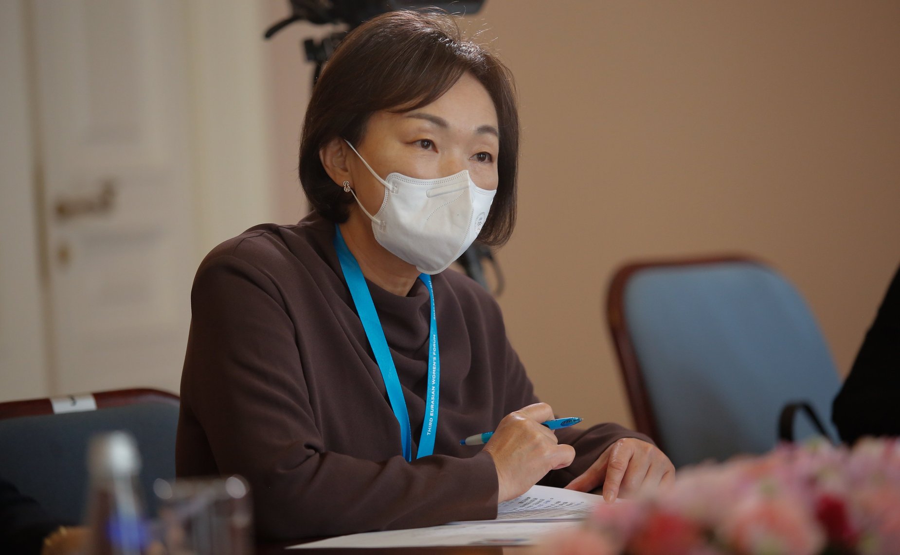 Встреча председателя Комитета СФ по международным делам Григория Карасина с членом Национального собрания Республики Корея, руководителем исследовательского центра «За демократию и процветание государства» Ин Чже Гын