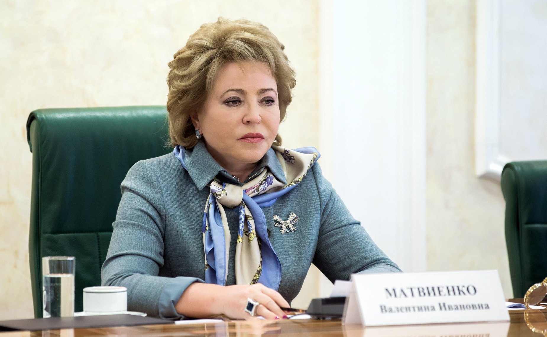 В. Матвиенко на заседании Оргкомитета шестого Международного конгресса «Безопасность на дорогах ради безопасности жизни»