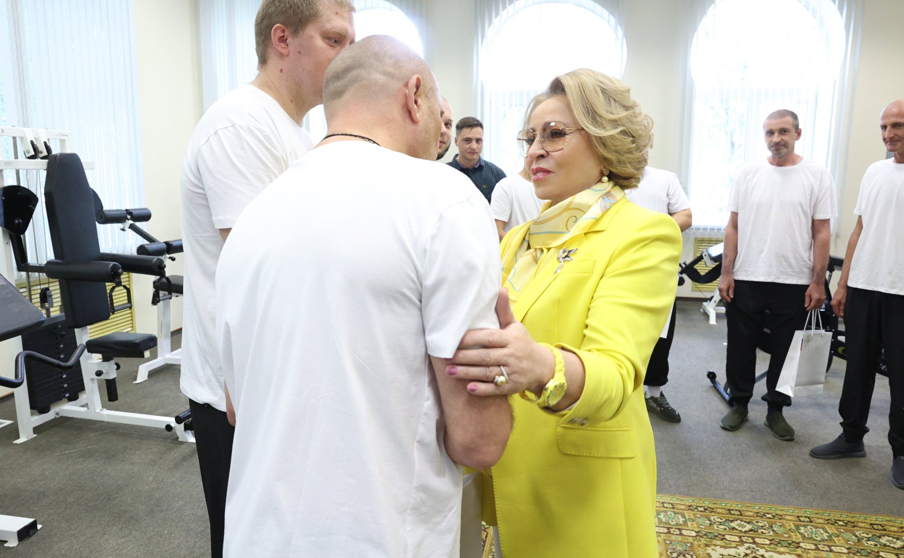 Валентина Матвиенко посетила в Кисловодске Военный санаторий и встретилась с участниками СВО, проходящими реабилитацию