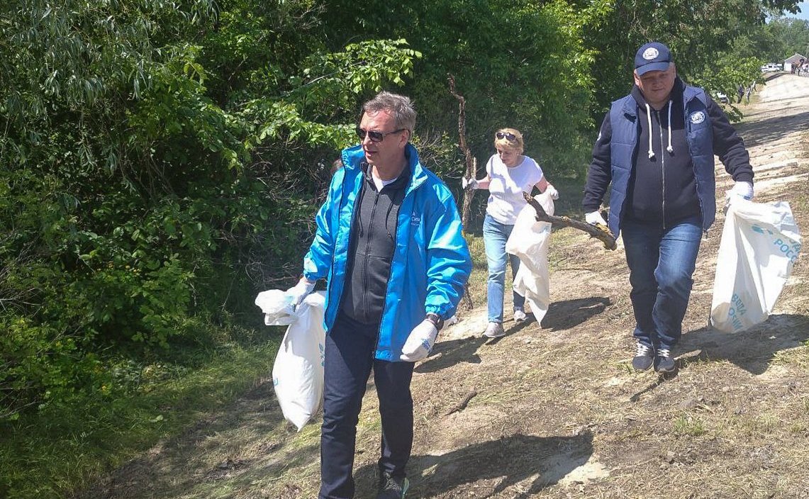 Первый заместитель Председателя СФ Андрей Яцкин принял участие во Всероссийской экологической акции «Вода России»