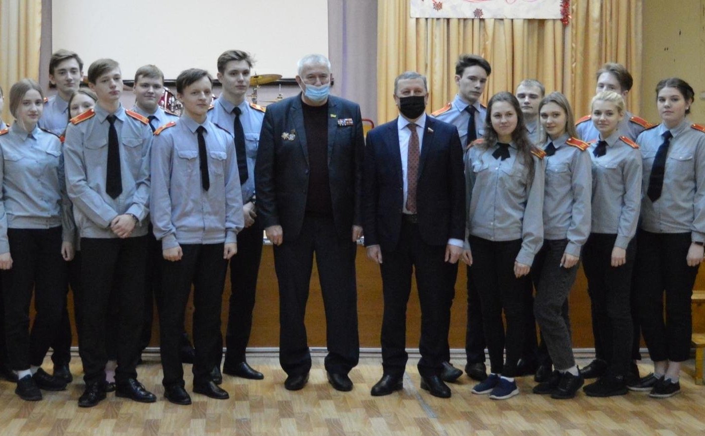 Встреча Сергея Березкина с юнармейцами