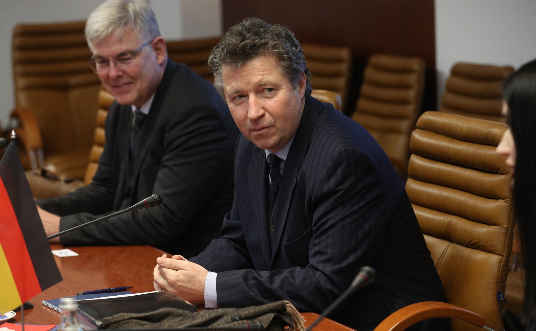 Встреча члена Комитета по экономической политике Валерия Пономарева с Чрезвычайным и Полномочным Послом Федеративной Республики Германия в РФ