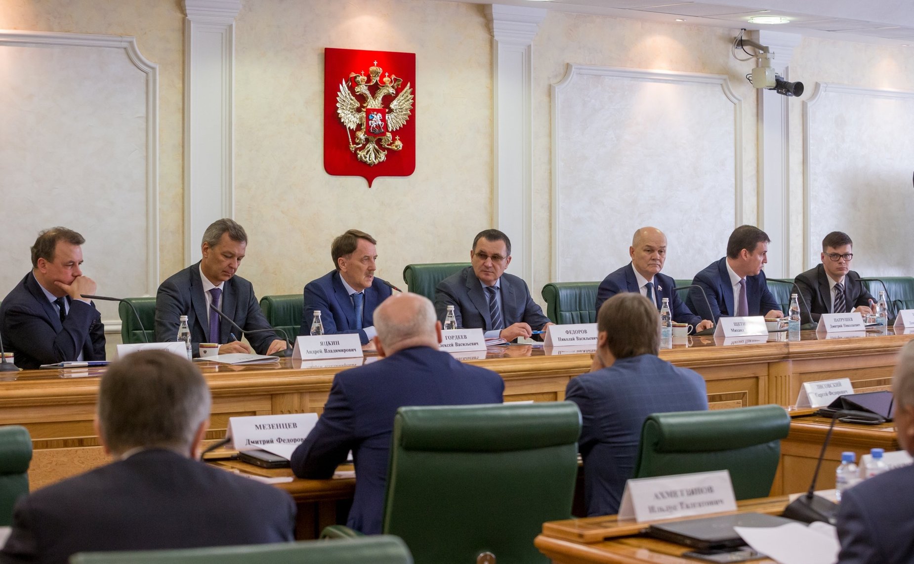 Встреча первого заместителя Председателя СФ Н. Федорова с заместителем Председателя Правительства РФ А. Гордеевым и Министром сельского хозяйства РФ Д. Патрушевым