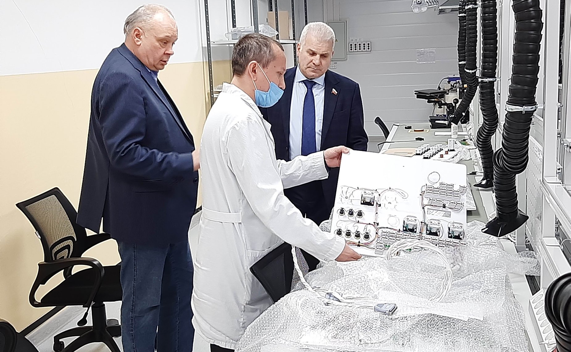Сергей Мартынов посетил ведущее предприятие радиоэлектроники в Республике Марий Эл ООО «Технотех»