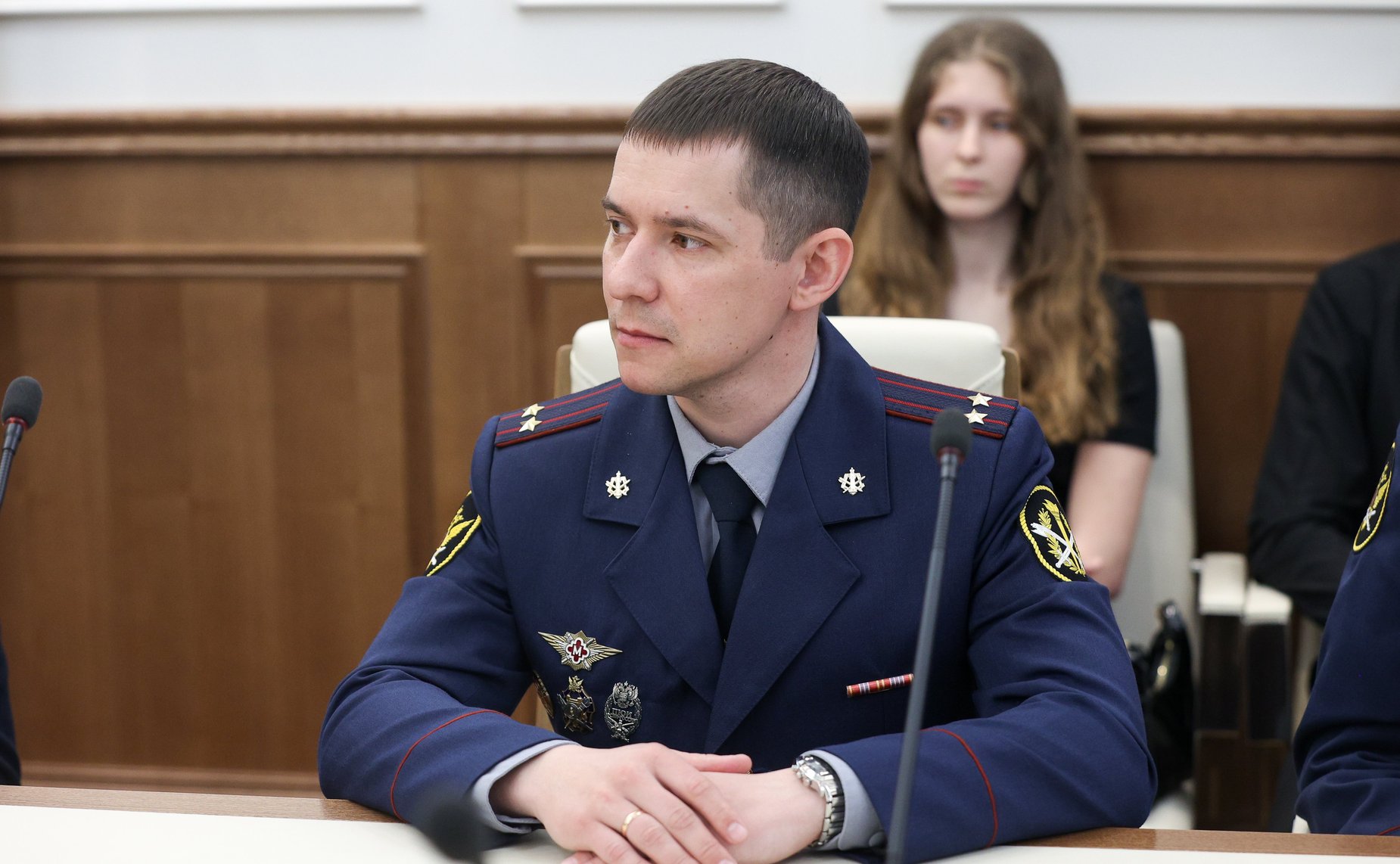 Встреча сенатора РФ с курсантами Псковского филиала Санкт-Петербургского университета ФСИН