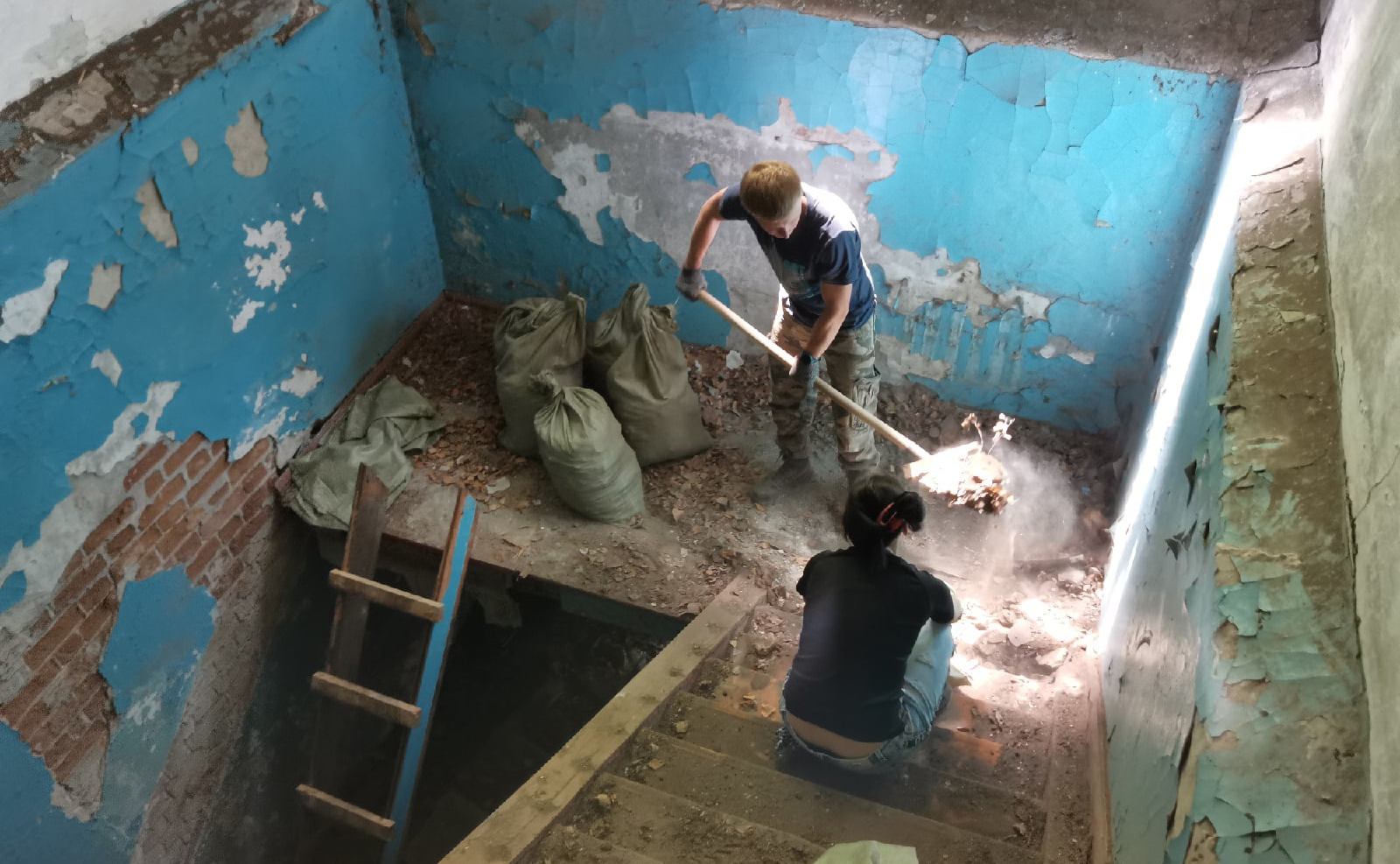 Юлия Лазуткина встретилась с молодыми добровольцами 35-го волонтерского лагеря Храма Святой мученицы Аллы в селе Чеботаевка Колышлейского района Пензенской области