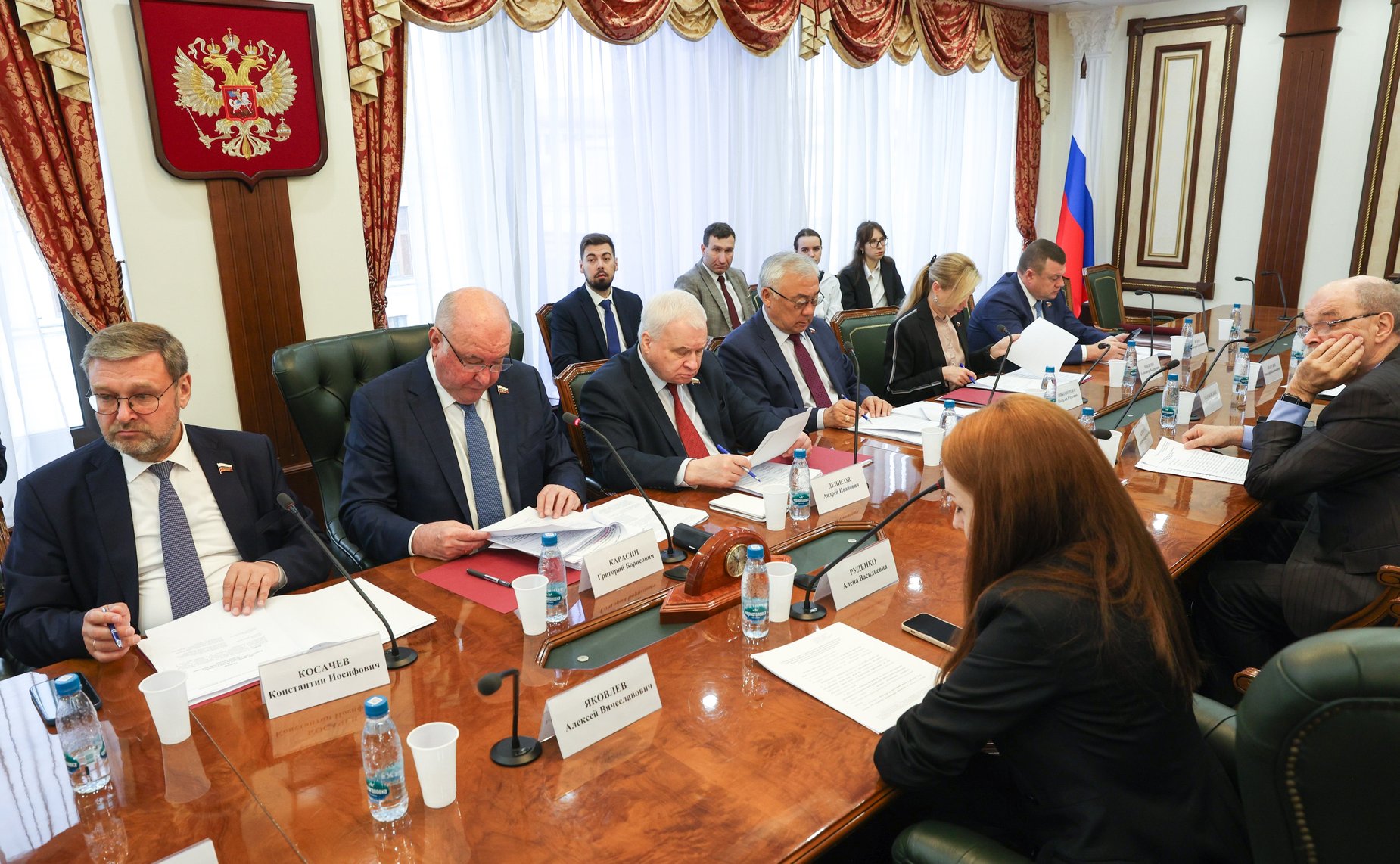 Заседание Комитета Совета Федерации по международным делам