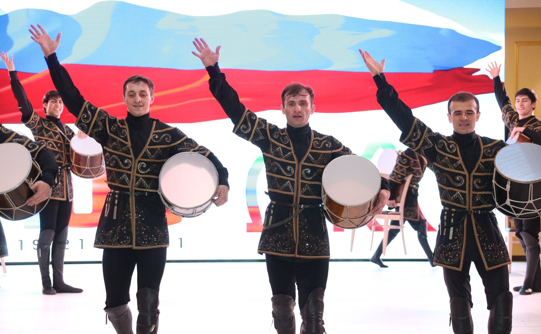 Выступление в Совете Федерации Государственного академического заслуженного ансамбля танца Дагестана «Лезгинка»