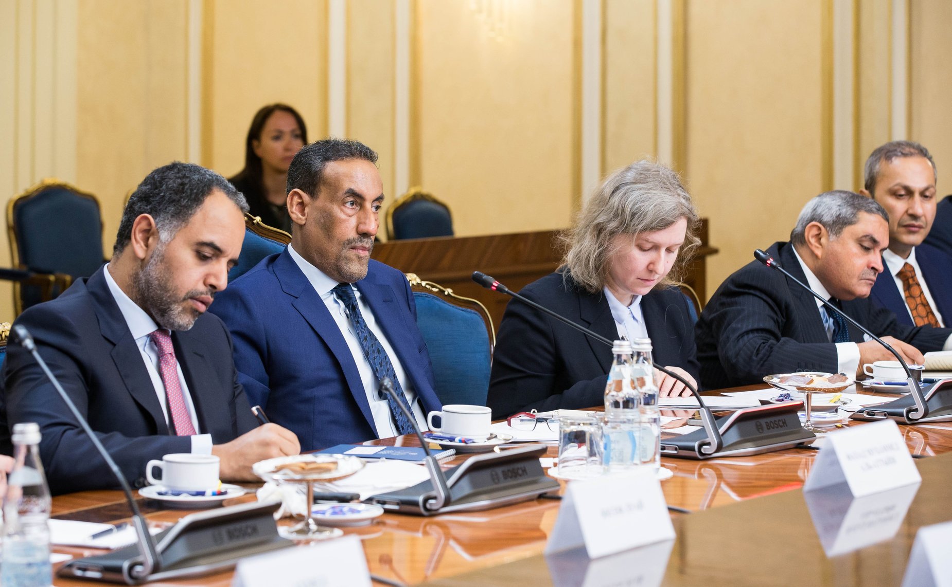 Встреча И. Умаханова с председателем катарской части Катарско-Российского делового совета, членом Консультативного Совета Государства Катар Али Бин Абдуллатифом Аль-Миснедом