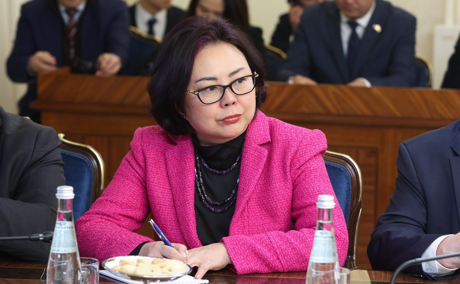 Валентина Матвиенко провела встречу с Председателем Великого Государственного Хурала Монголии Ням-Осорын Учралом