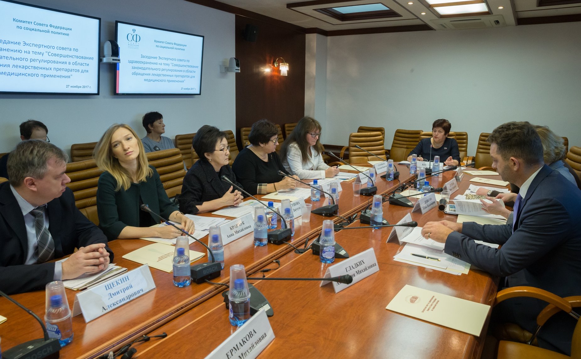 Заседание Экспертного совета по здравоохранению Комитета СФ по социальной политике