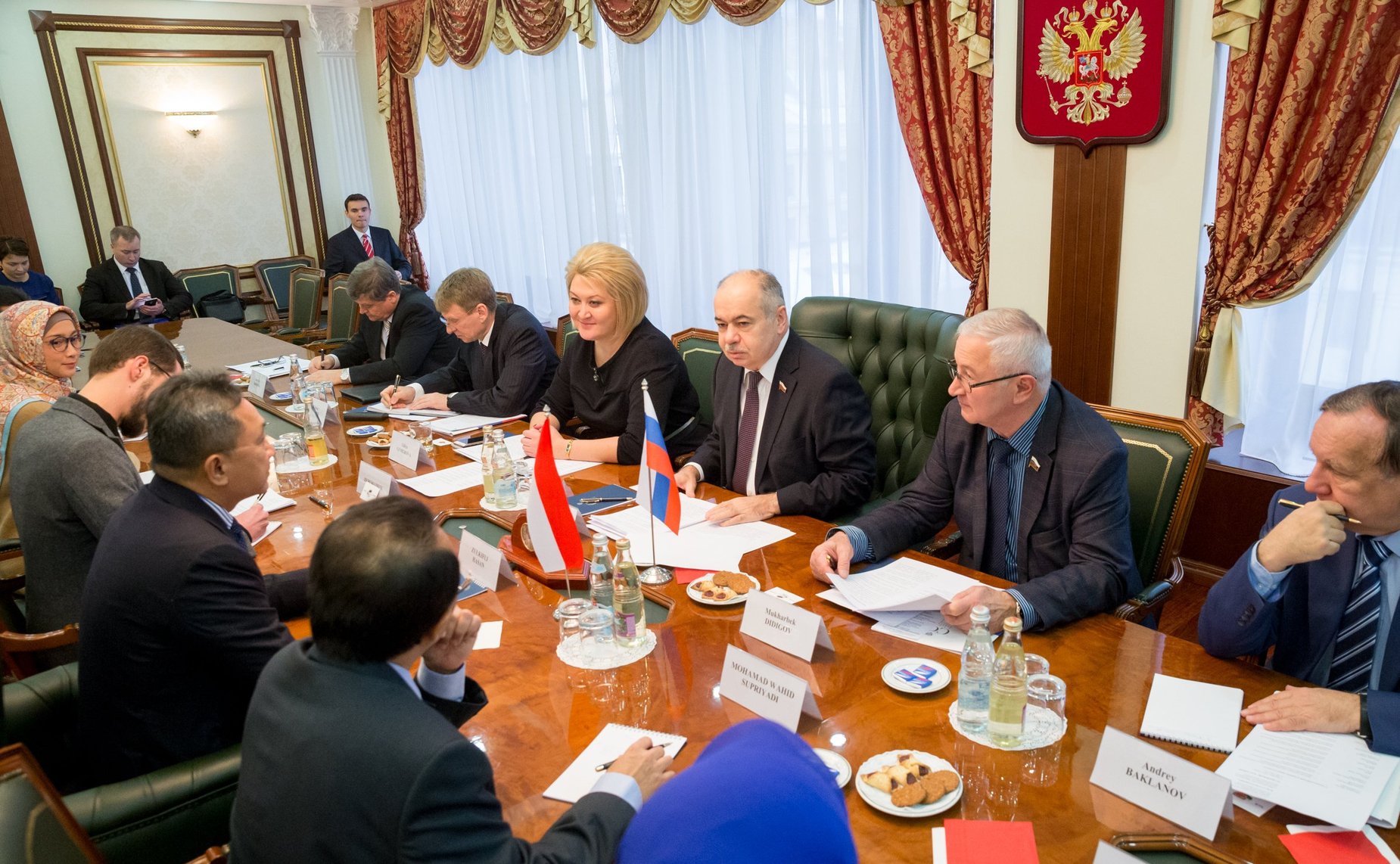 Встреча И. Умаханова с Председателем Народного консультативного конгресса Индонезии З. Хасаном