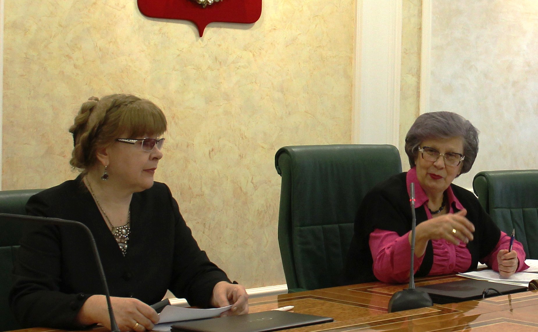 Встреча Л. Боковой и С. Горячевой с делегатами XII Международного детского экологического форума «Зелёная планета 2014»