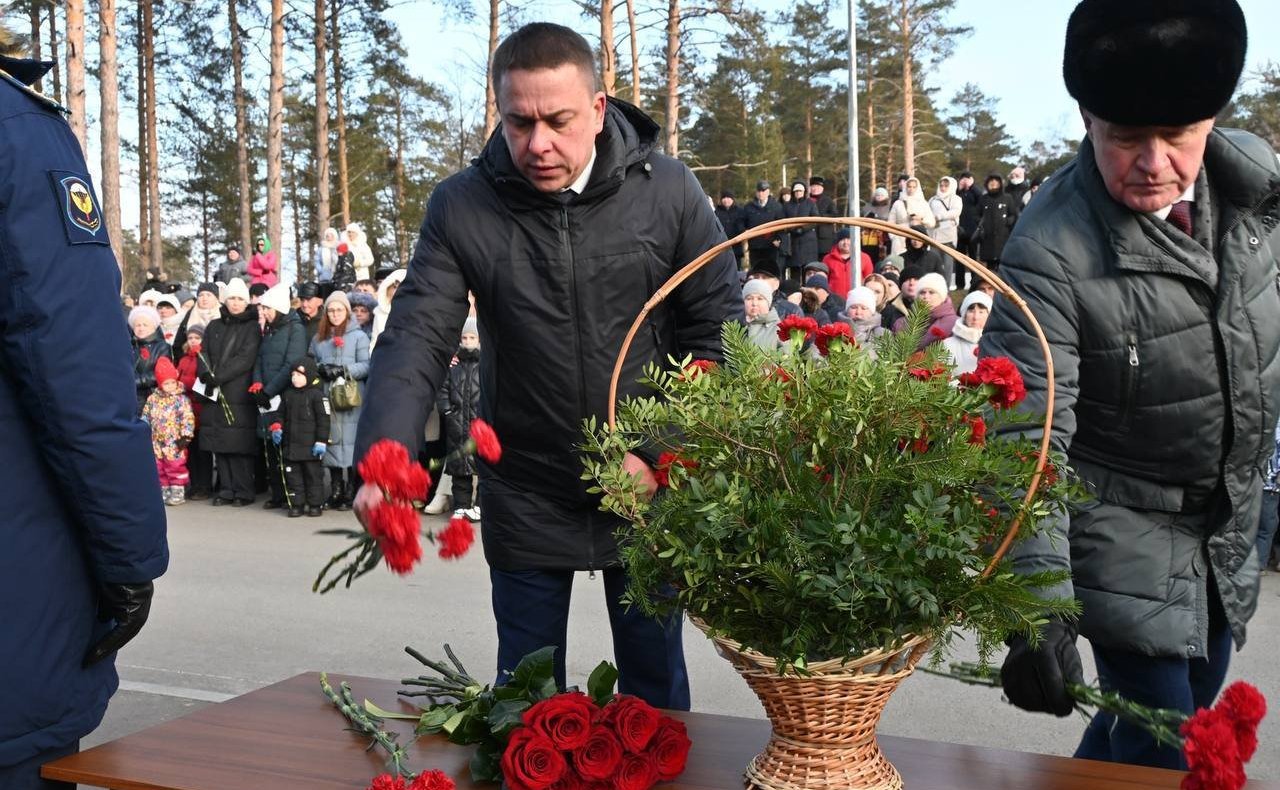 Торжественная церемония открытия улицы Героев Гостомельского Десанта