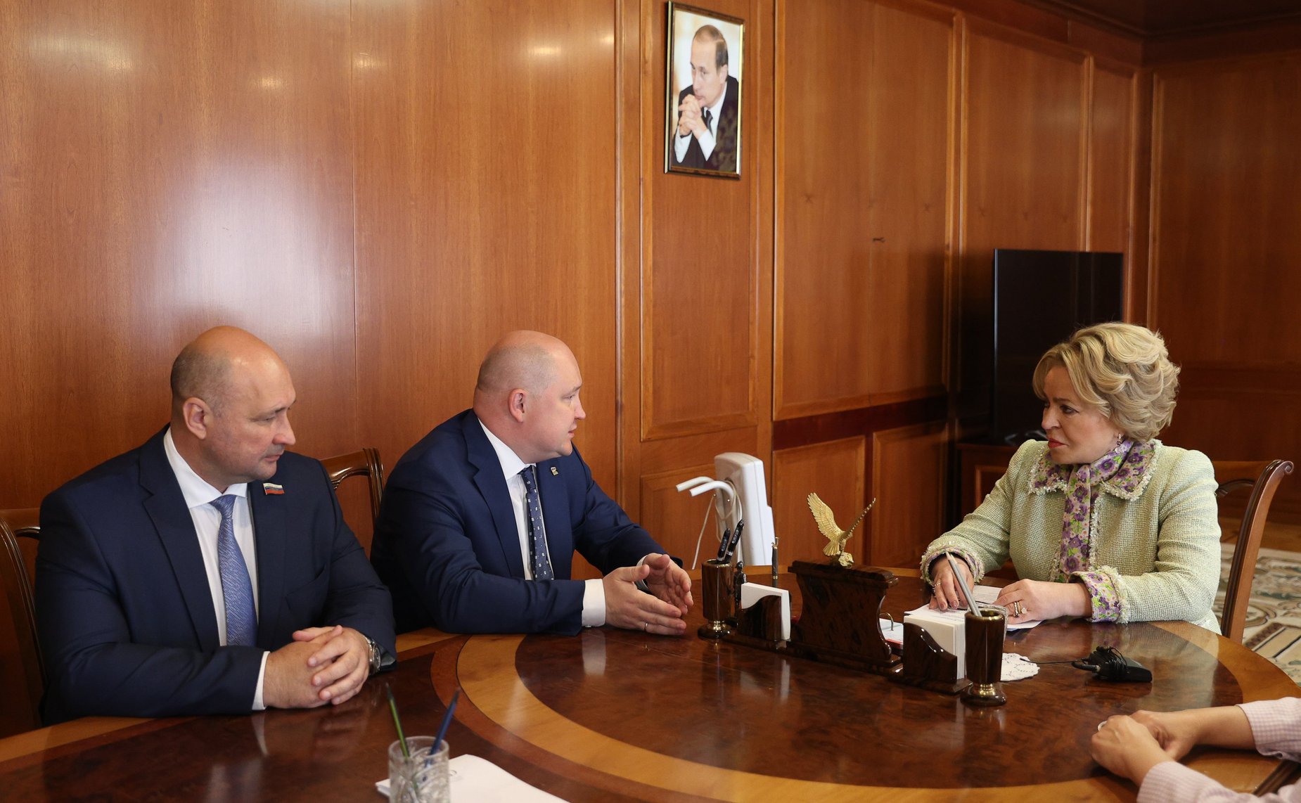 Встреча Председателя СФ Валентины Матвиенко с руководством города федерального значения Севастополя в Совете Федерации