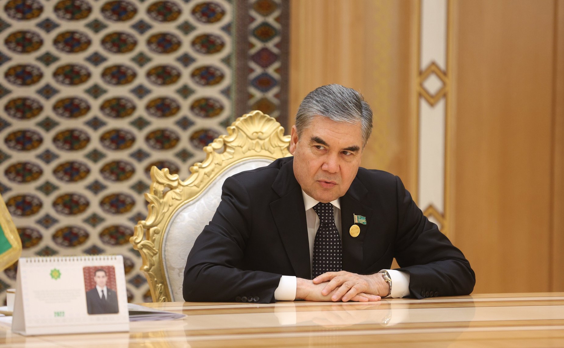 Встреча Председателя Совета Федерации Валентины Матвиенко с Председателем Халк Маслахаты Милли Генгеша Туркменистана Гурбангулы Бердымухамедовы