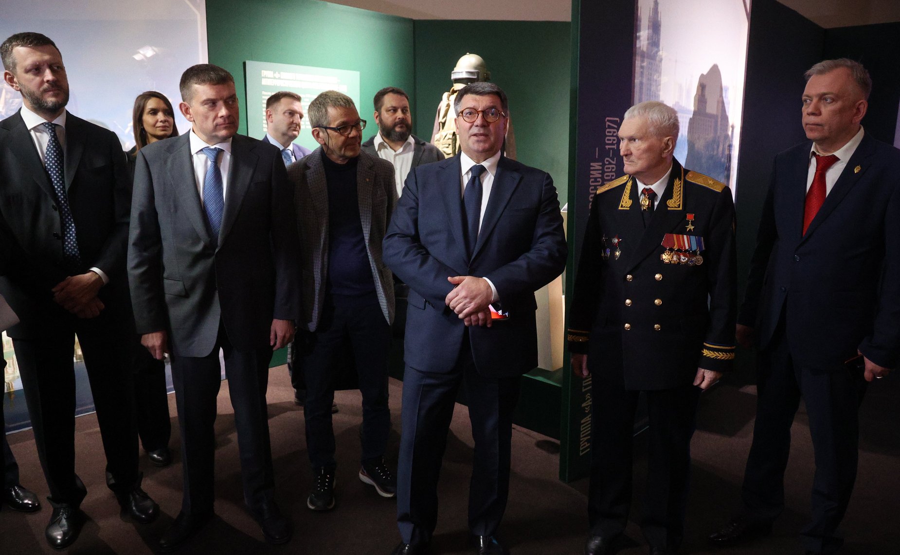 Николай Журавлёв принял участие в церемонии открытия выставки «Группа «Альфа». Первые полвека» в Музее современной истории России
