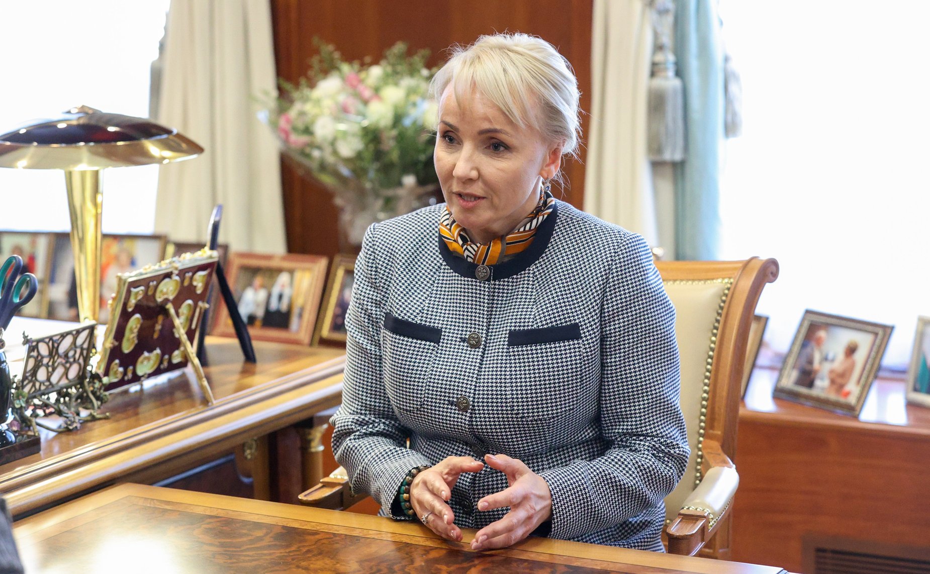 Председатель Совета Федерации Валентина Матвиенко провела встречу с губернатором Еврейской автономной области (ЕАО) Марией Костюк