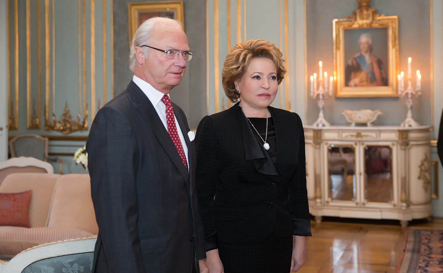 Встреча В. Матвиенко с королем