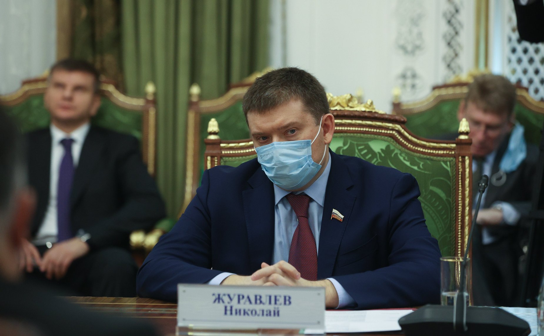 Встреча Председателя Совета Федерации Валентины Матвиенко с Председателем Маджлиси милли Маджлиси Оли Республики Таджикистан Рустами Эмомали