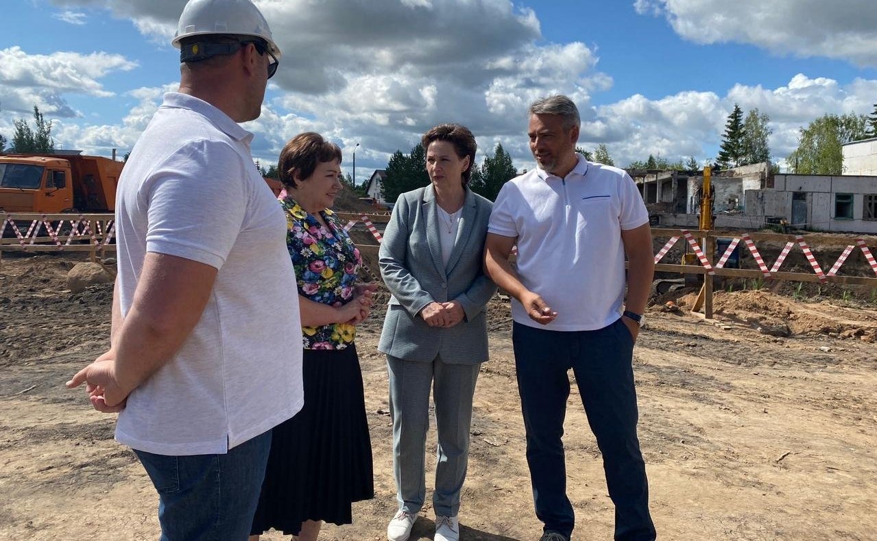 Елена Бибикова посетила Пыталовский район Псковской области