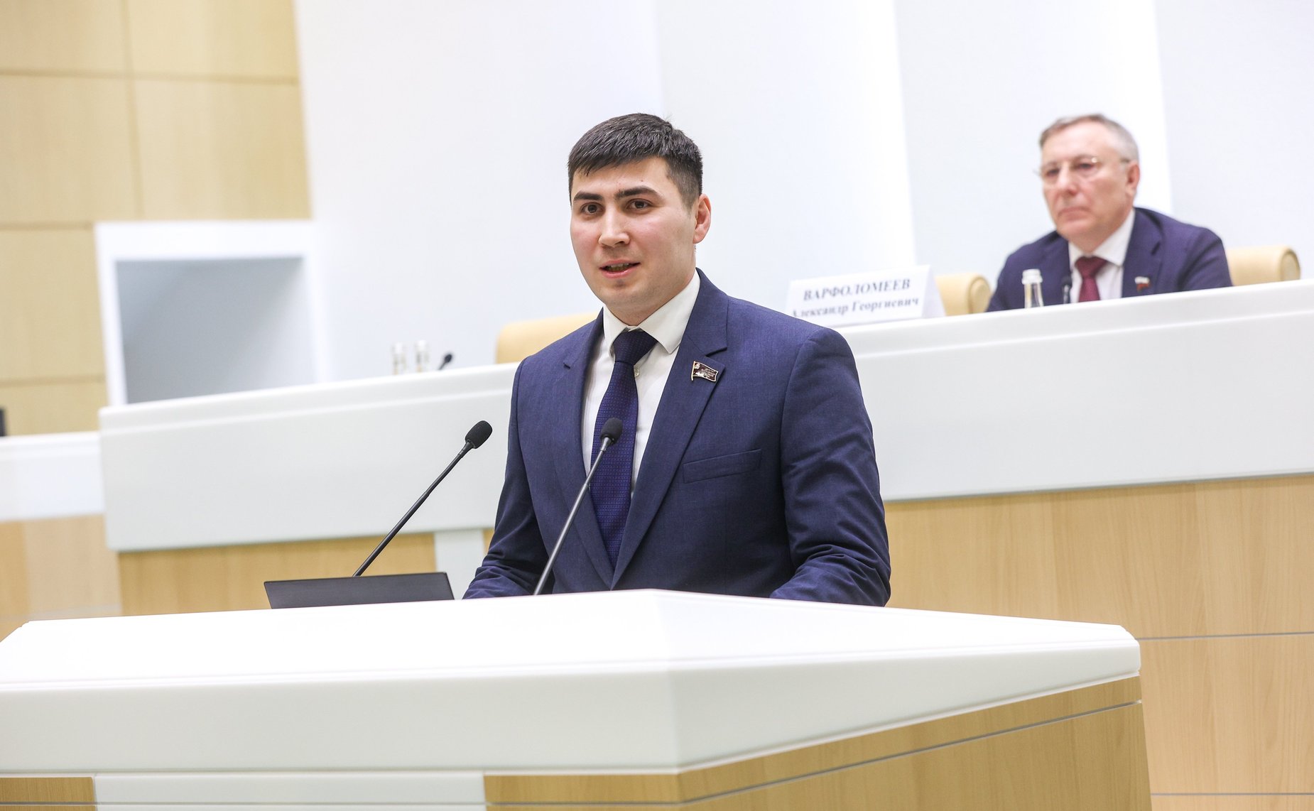 Заседание Палаты молодых законодателей при Совете Федерации