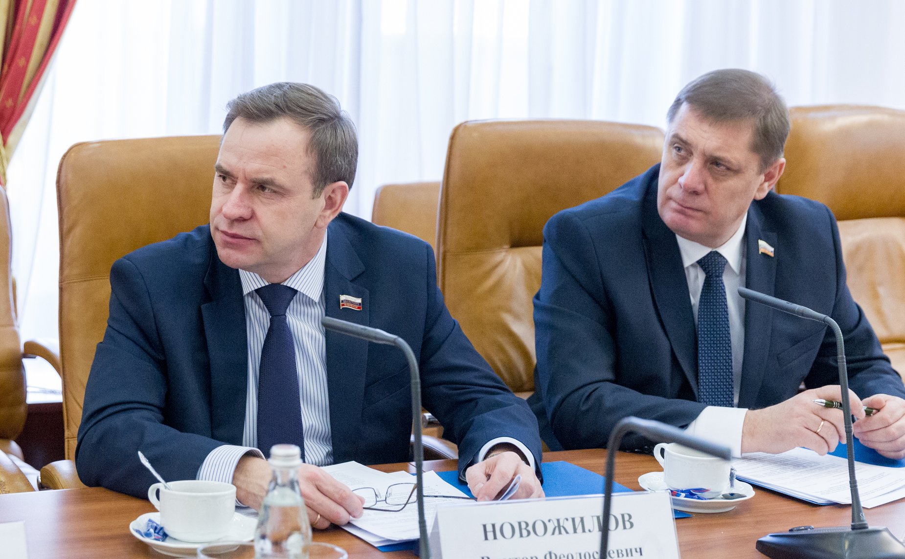 В. Новожилов Заседание Комиссии Совета законодателей по делам Федерации, региональной политике и местному самоуправлению