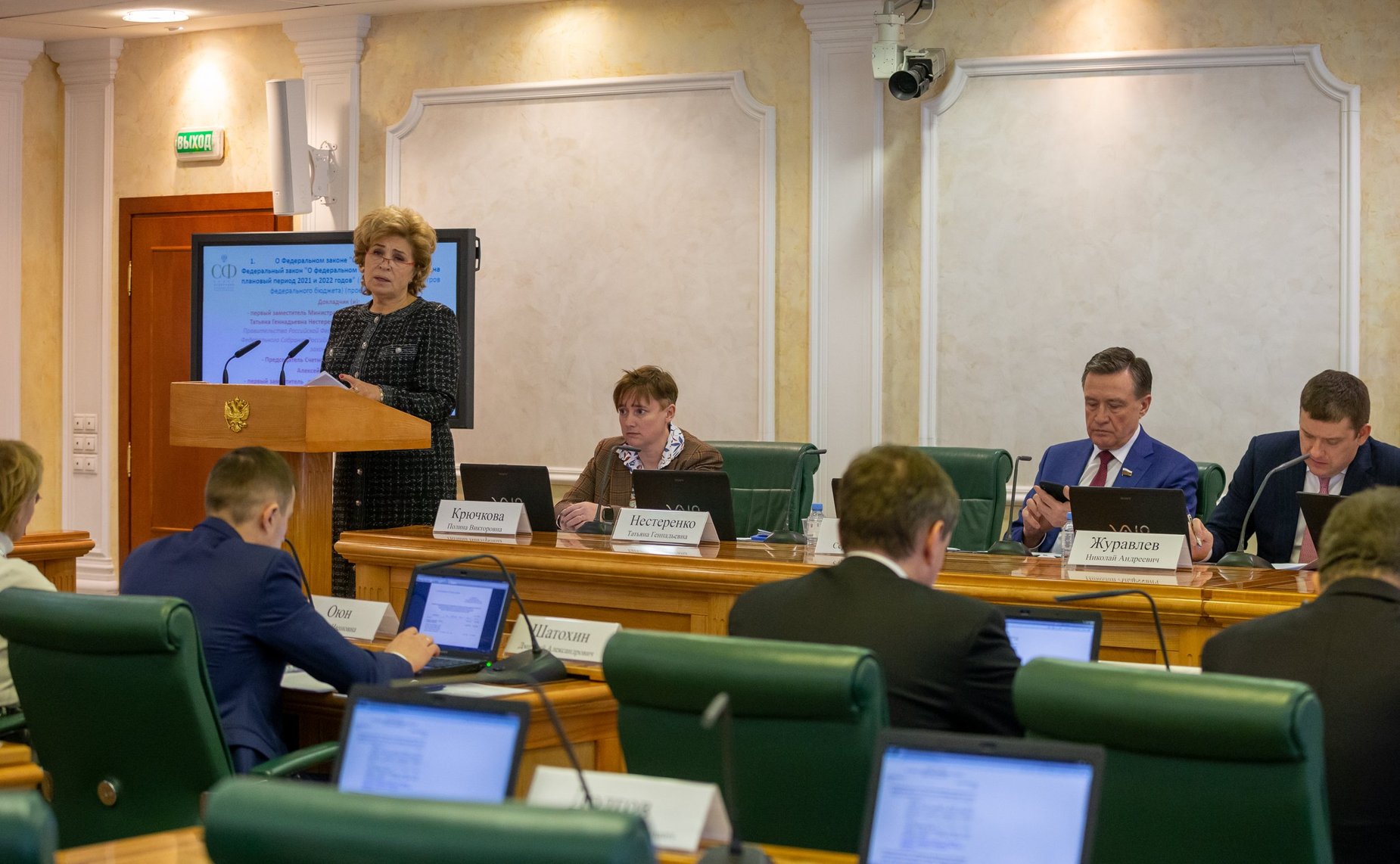 Заседание Комитета СФ по бюджету и финансовым рынкам