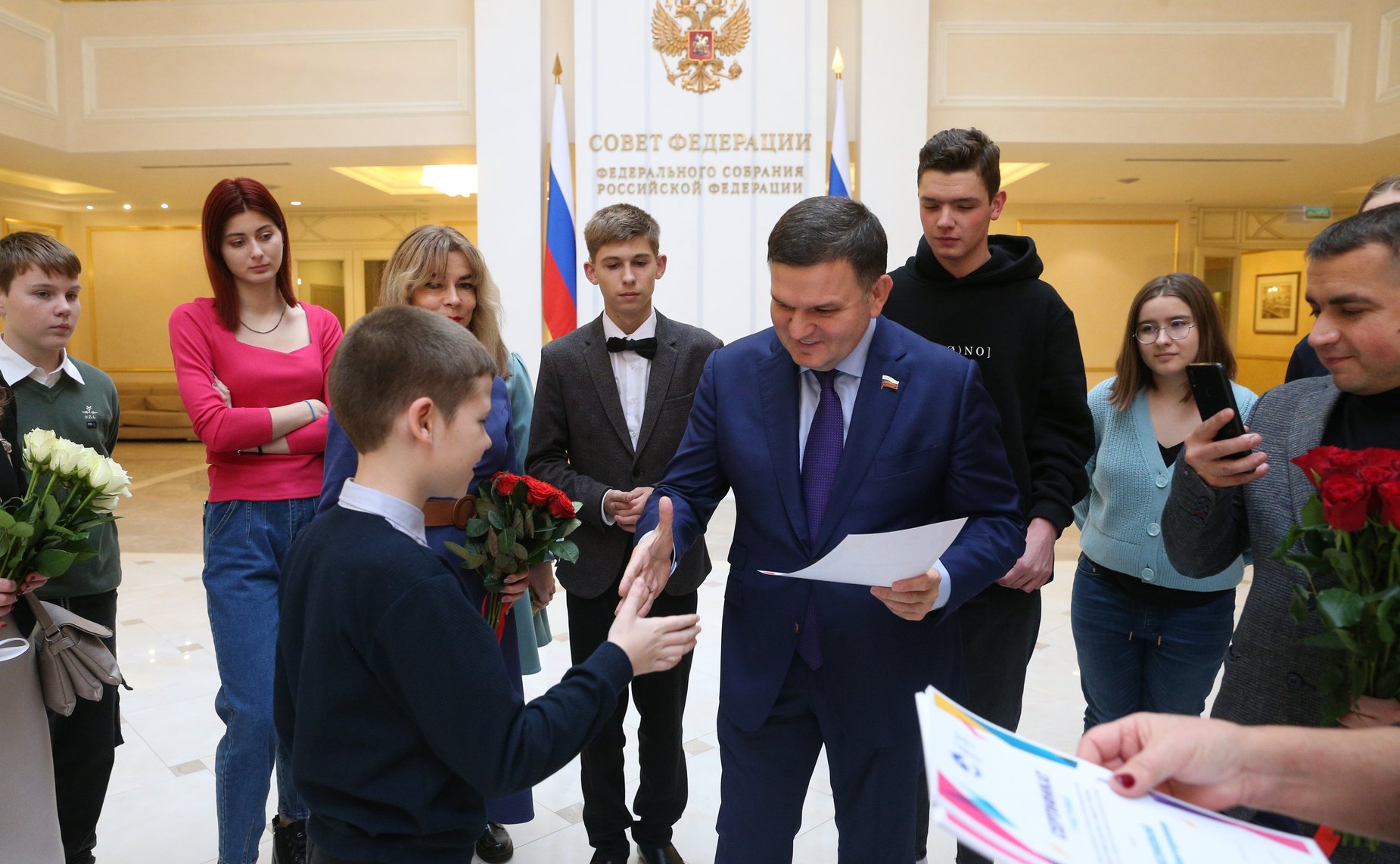 Экскурсия по зданию СФ для Ленинградского областного отделения Российского детского фонда