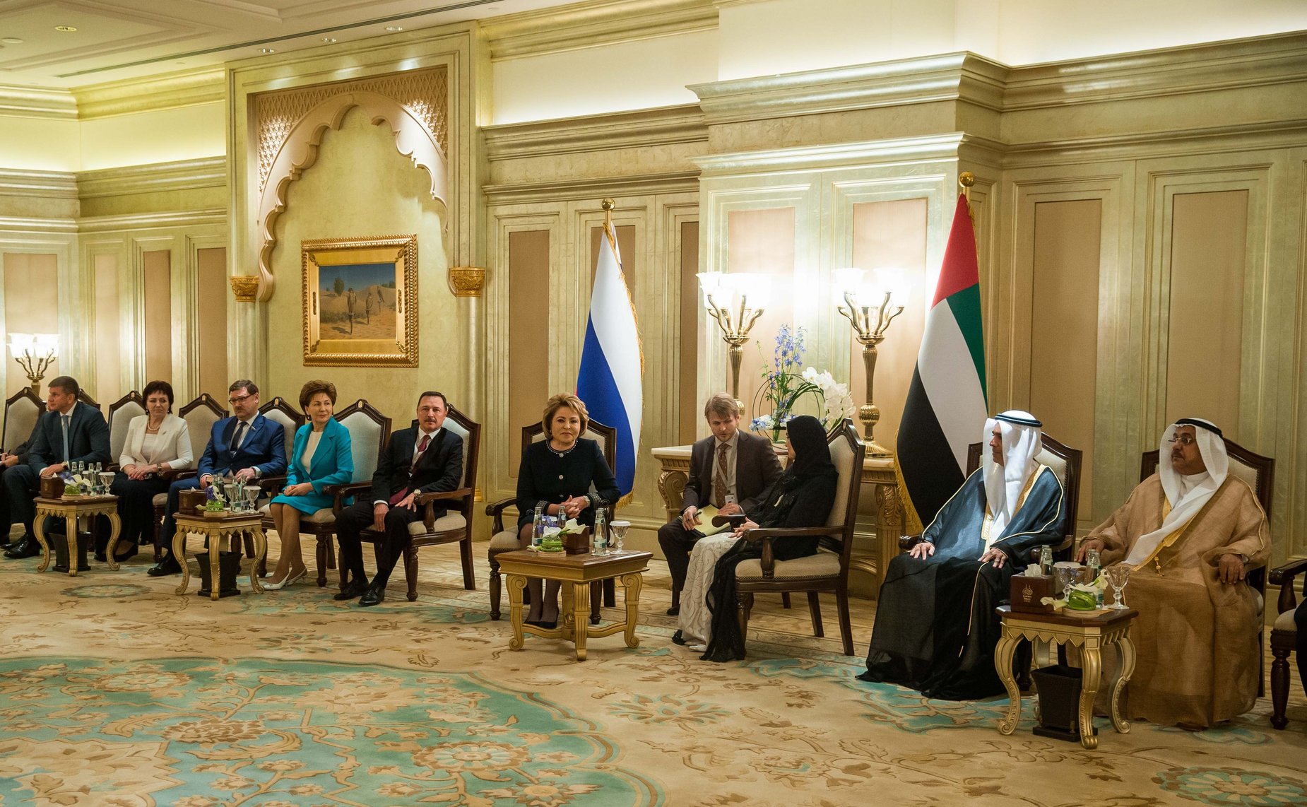 Встреча В. Матвиенко с А. Аль Кубейси