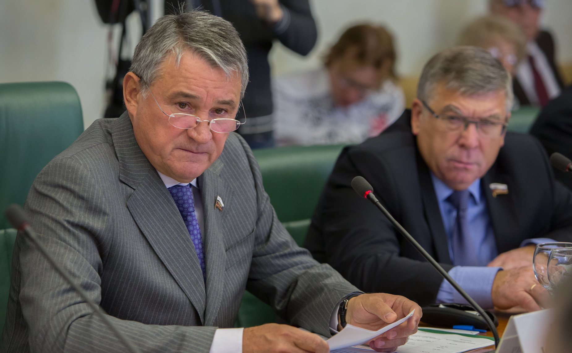 Ю. Воробьев на заседании Комитета общественной поддержки жителей Юго-Востока Украины