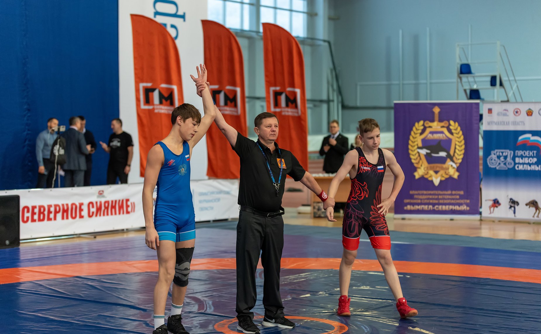Александр Карелин и Лариса Круглова открыли в Мурманске 51-й Всероссийский турнир по спортивной борьбе «Северное Сияние»