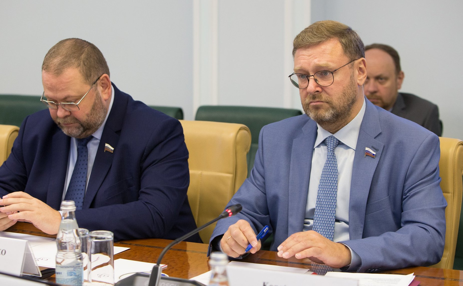 Встреча Константина Косачева с заместителем председателя Комитета по международным делам Всекитайского собрания народных представителей Чжан Чжицзюнь