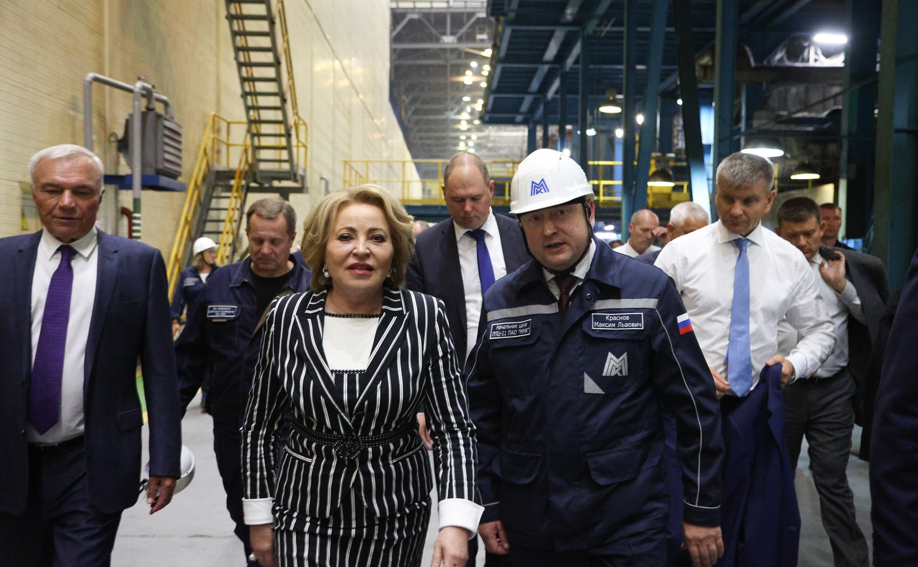 Валентина Матвиенко посетила ПАО «ММК»
