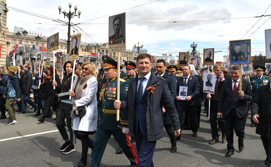 В. Озеров принял участие в мероприятиях, посвященных 74-й годовщине Победы в Великой Отечественной войне