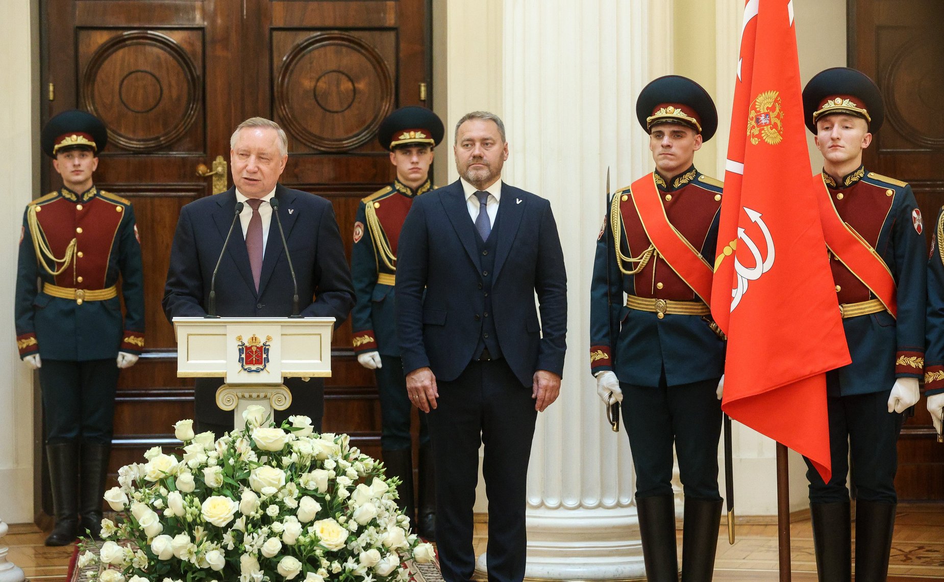 Валентина Матвиенко приняла участие в торжественной церемонии вручения знаков отличия лицам, удостоенным звания «Почетный гражданин Санкт-Петербурга» в 2024 году