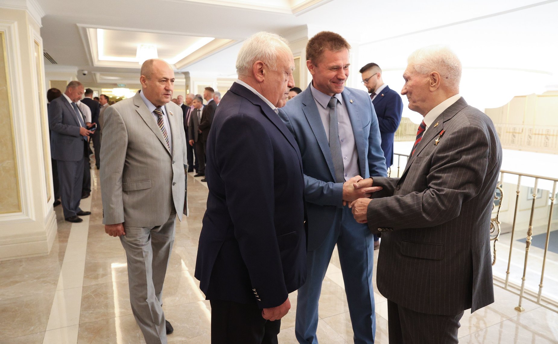 Торжественная церемония открытия в Совете Федерации фотовыставки, посвященной 50-летию со дня образования Группы «Альфа»