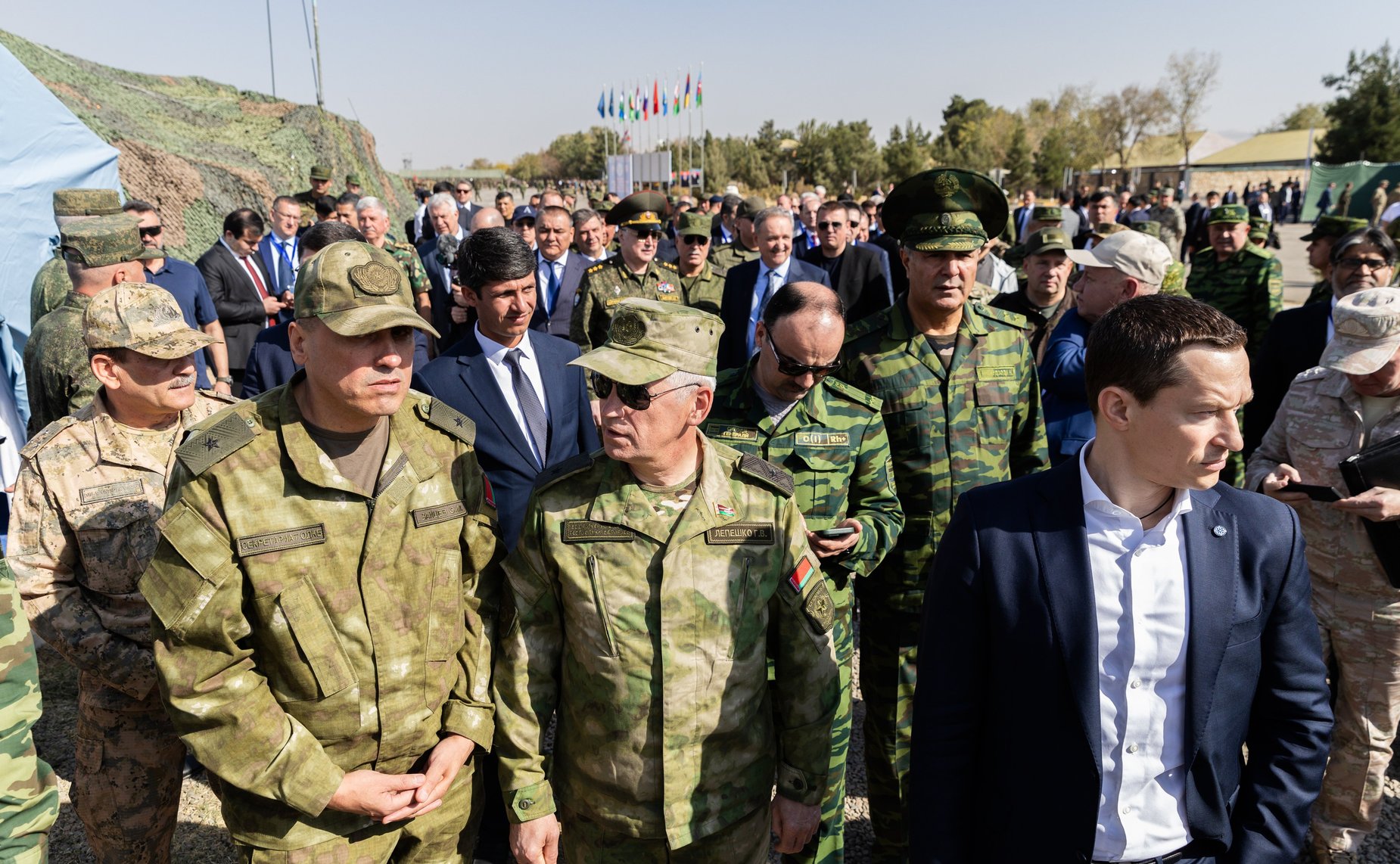 Владимир Булавин принял участие в качестве наблюдателей на совместных (специальных) учениях с Войсками (Коллективными силами) ОДКБ