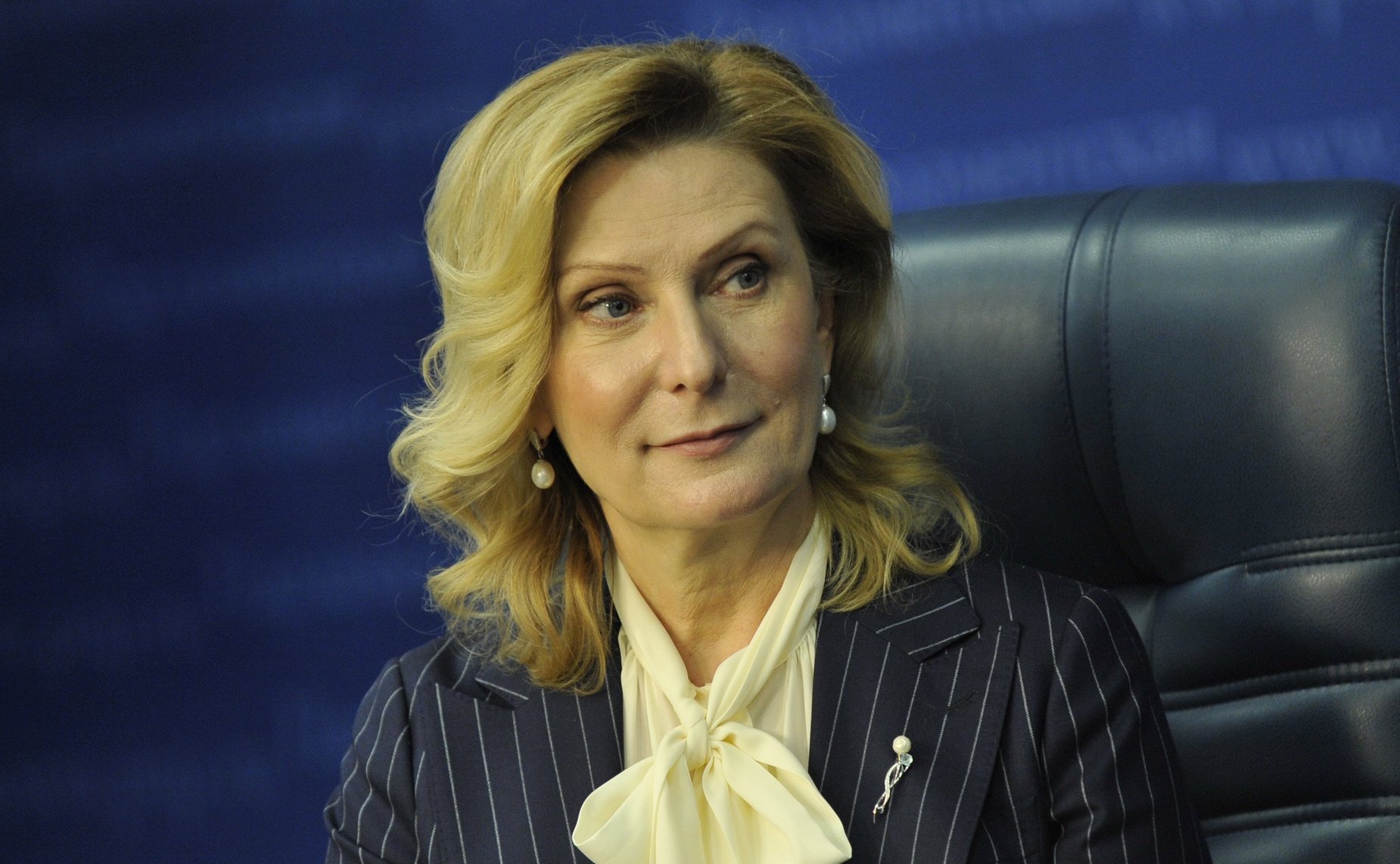 Председатель Комитета СФ по социальной политике Инна Святенко выступила на пресс-конференции, посвященной вопросам соцполитики, туризма и расширения льгот для граждан