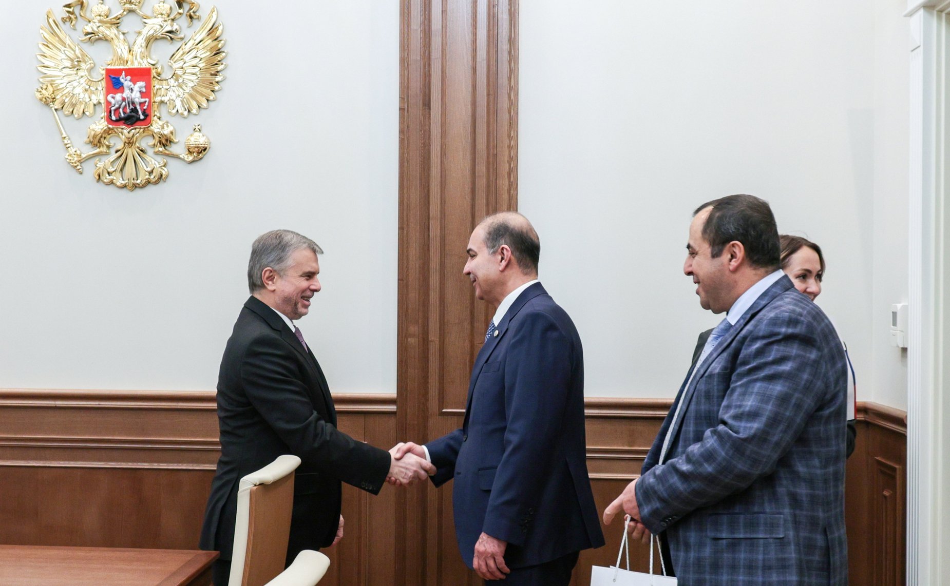 Белан Хамчиев провел встречу с Чрезвычайным и Полномочным Послом Королевства Саудовская Аравия в Российской Федерации